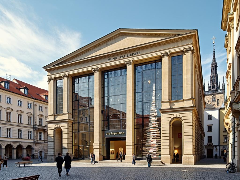 bibliothèque municipale de prague