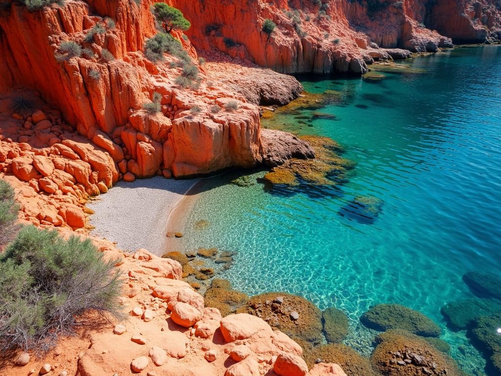 les roches de l'île des vieilles