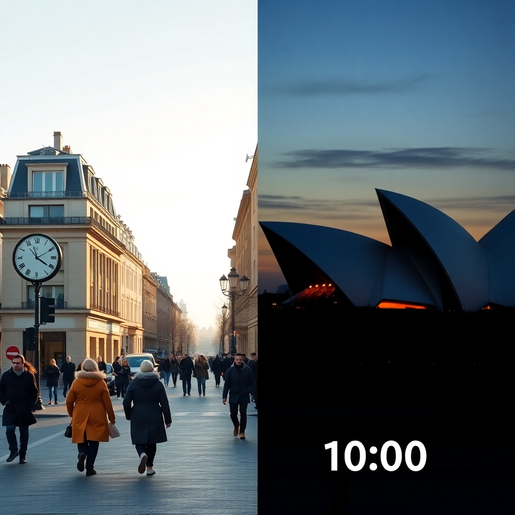 decalage horaire australie