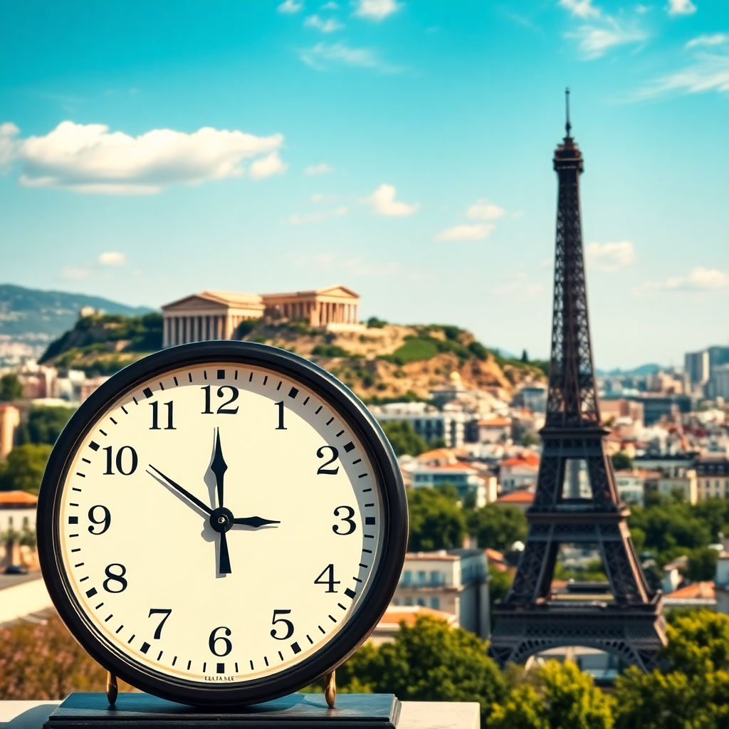 grece decalage horaire