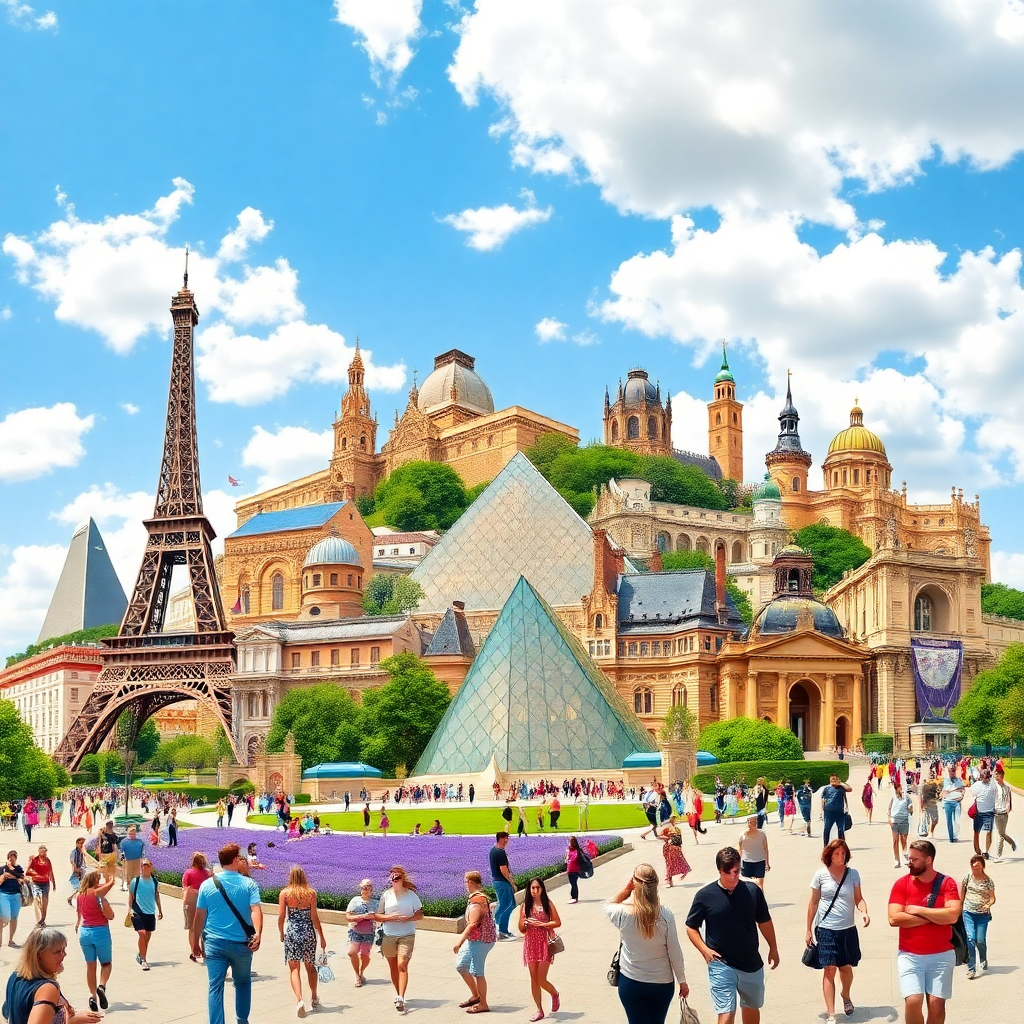 les 50 sites touristiques les plus visités en france