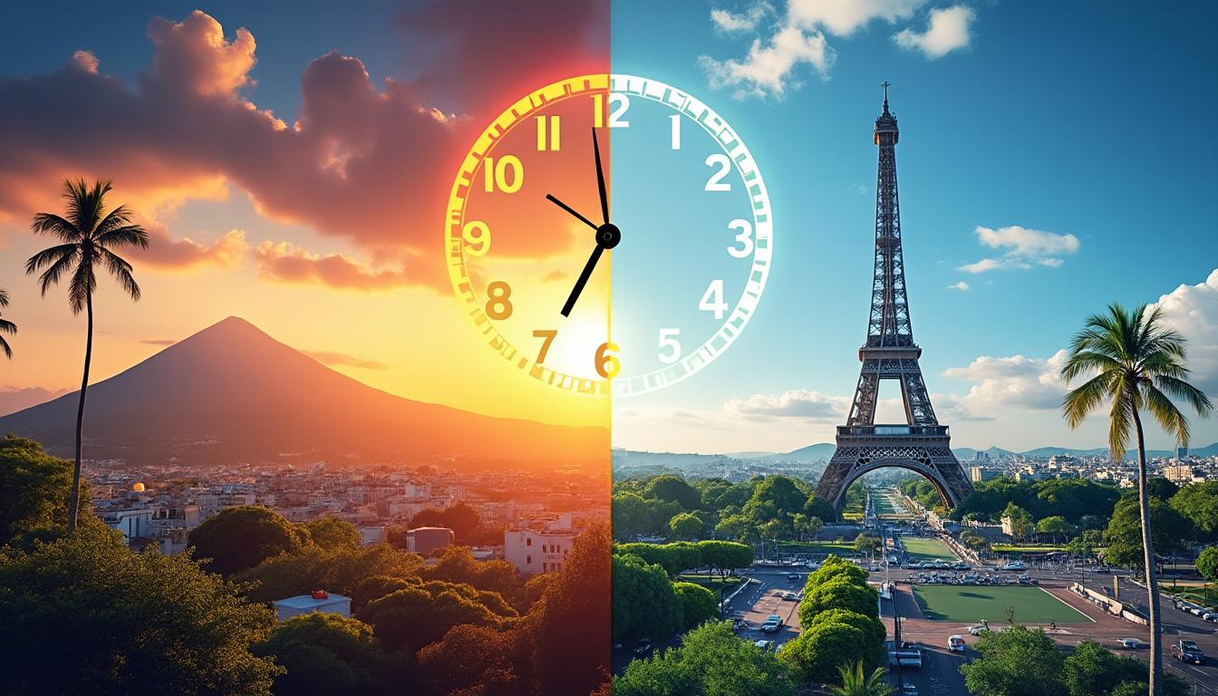 découvrez l'heure actuelle à la réunion et la différence de fuseau horaire avec la france métropolitaine pour mieux planifier vos communications et voyages.