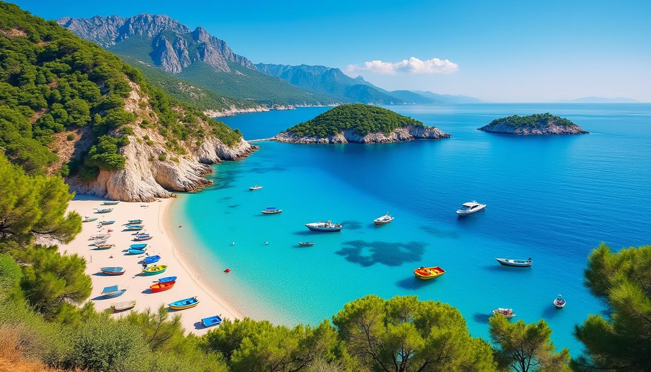 découvrez ksamil en albanie, la perle de la riviera, avec notre guide complet pour préparer votre visite : plages paradisiaques, attractions incontournables et conseils pratiques.