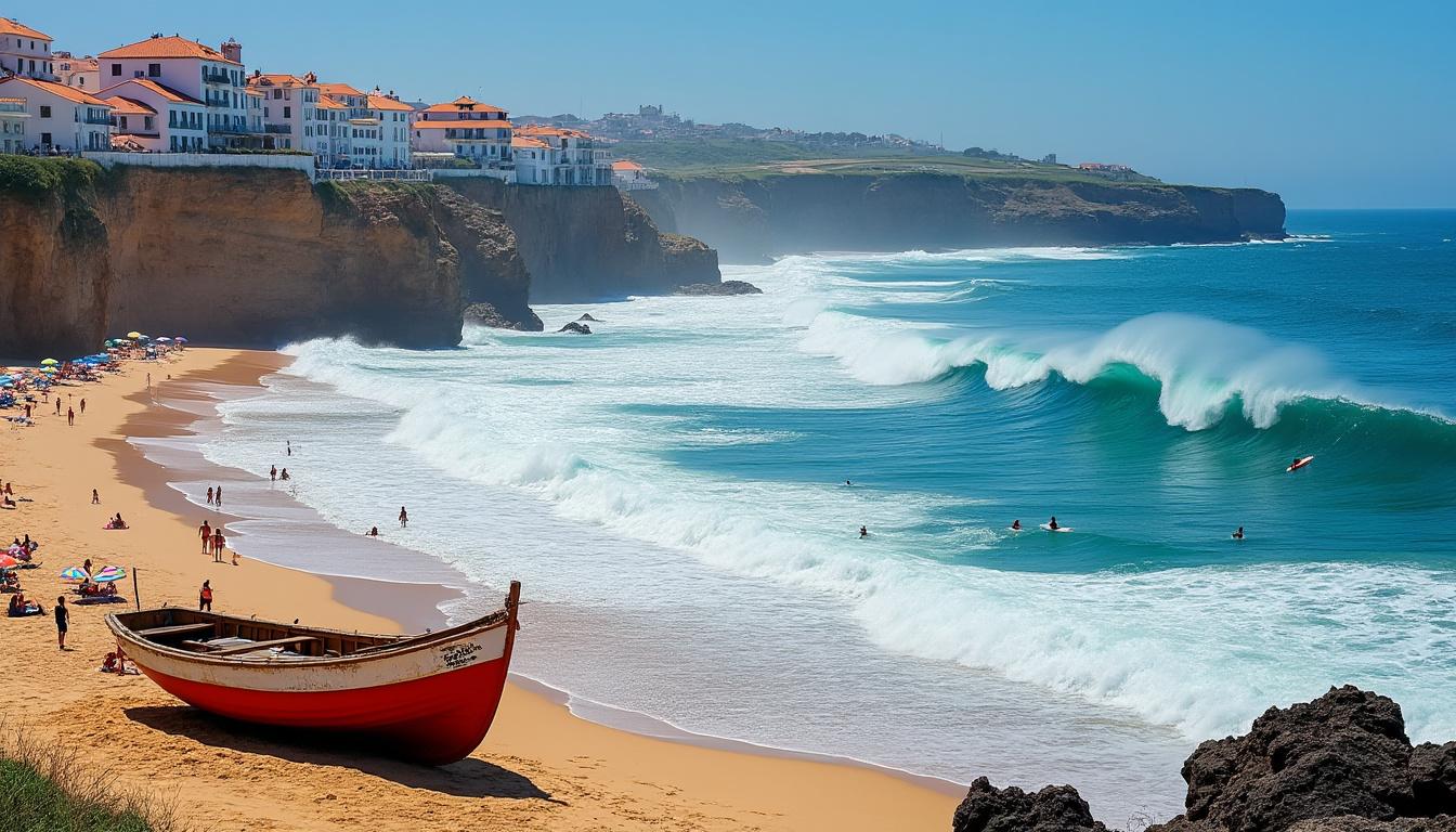 découvrez nazaré au portugal avec notre guide complet 2025 : plages incontournables, activités passionnantes et conseils pratiques pour un séjour inoubliable.