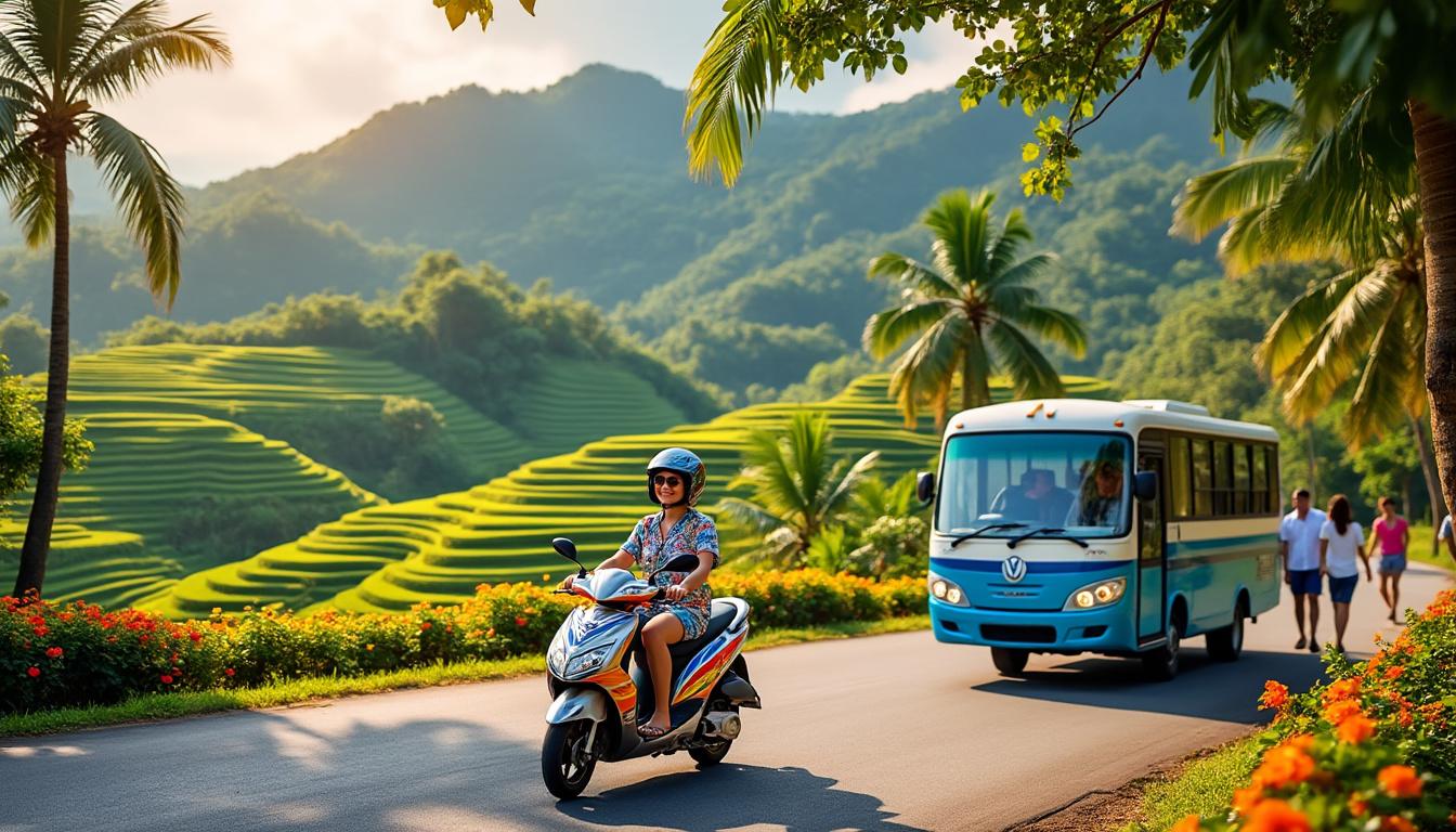 découvrez toutes les options pour se déplacer à bali facilement : conseils pratiques, moyens de transport locaux, tarifs et astuces pour un voyage sans stress.