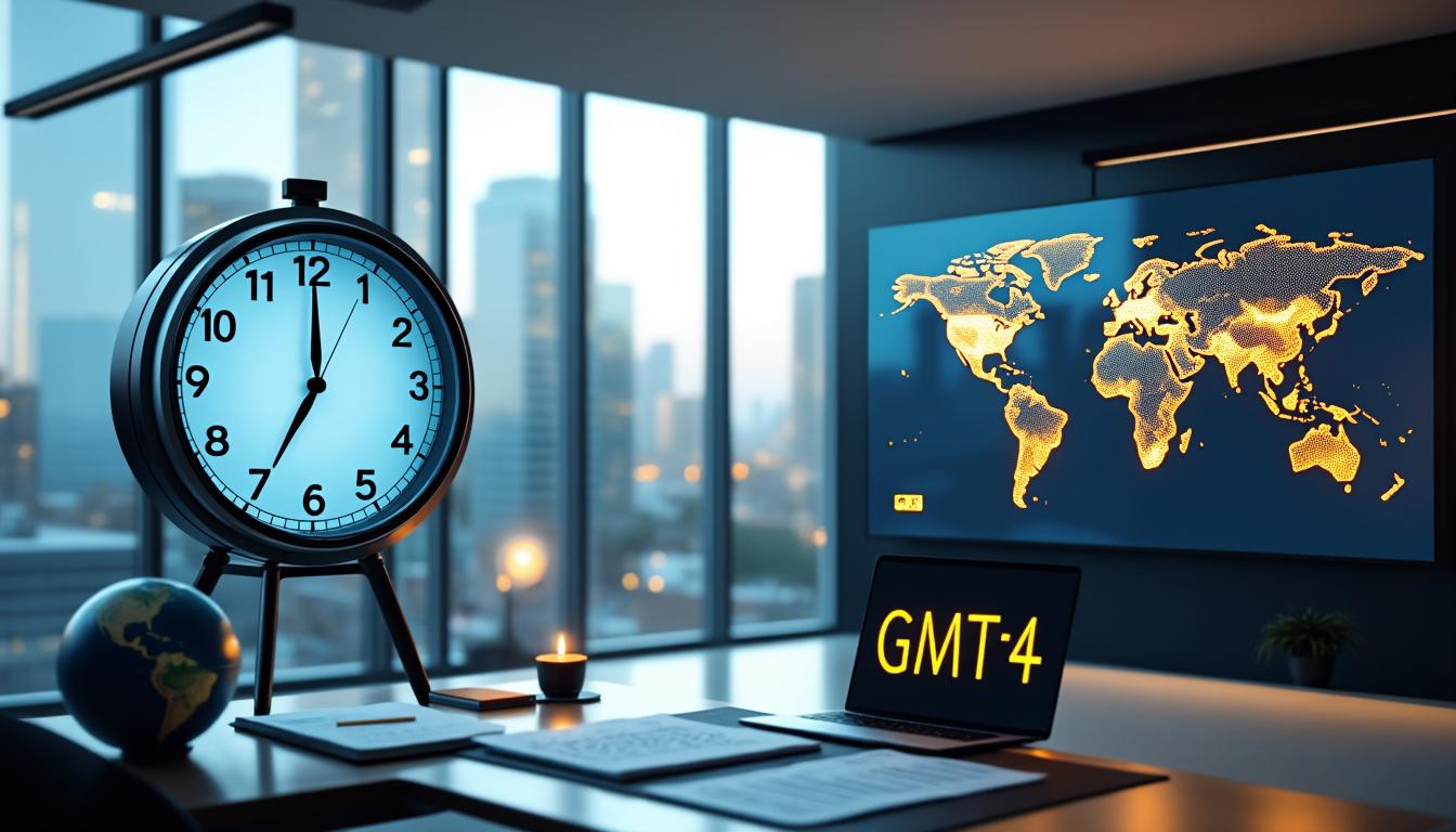 découvrez comment gérer le décalage horaire et comprendre le fuseau gmt+4 pour planifier vos heures de réunion efficacement.