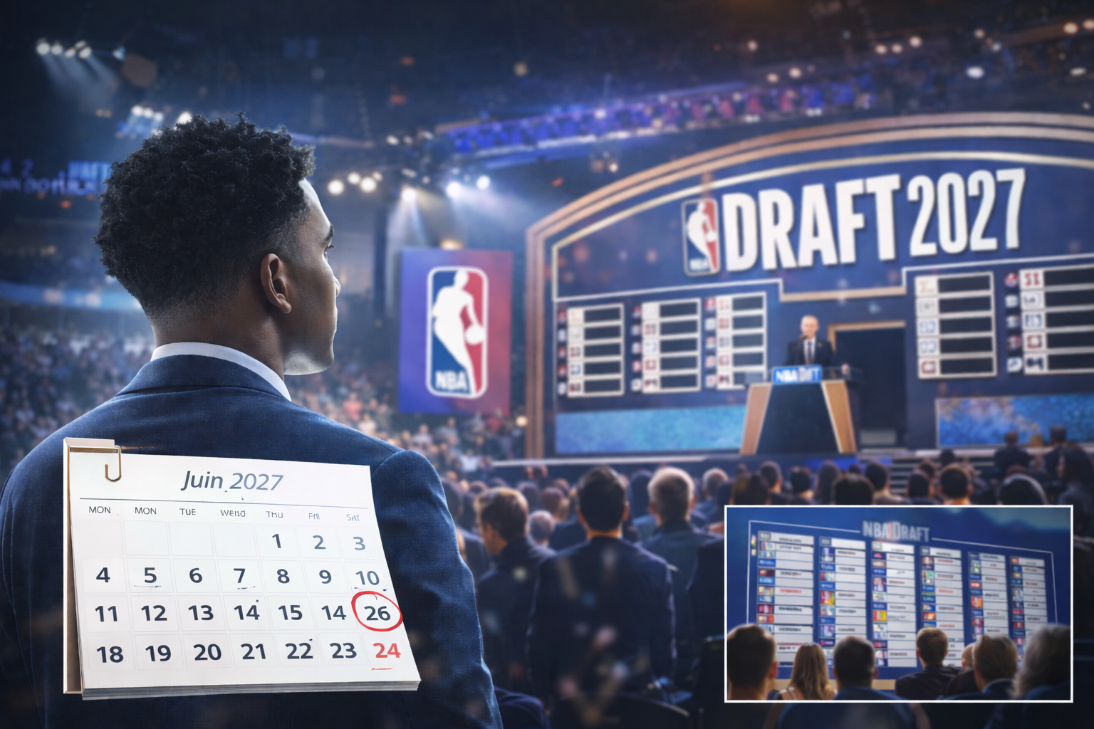 Quand est la Draft NBA 2027 ?