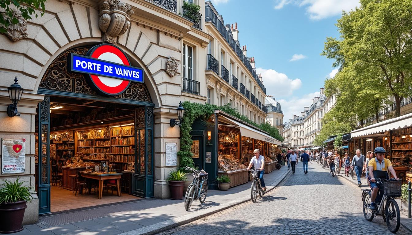 découvrez porte de vanves à paris : une station de métro pratique, un célèbre marché aux puces et un quartier animé à ne pas manquer.