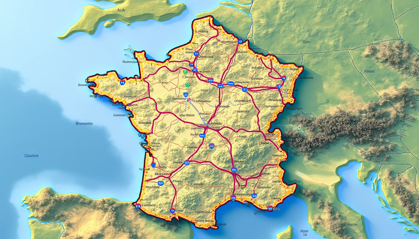 découvrez la carte interactive des grands axes routiers de france autoroutes pour planifier facilement vos trajets et suivre en temps réel l'état du trafic.