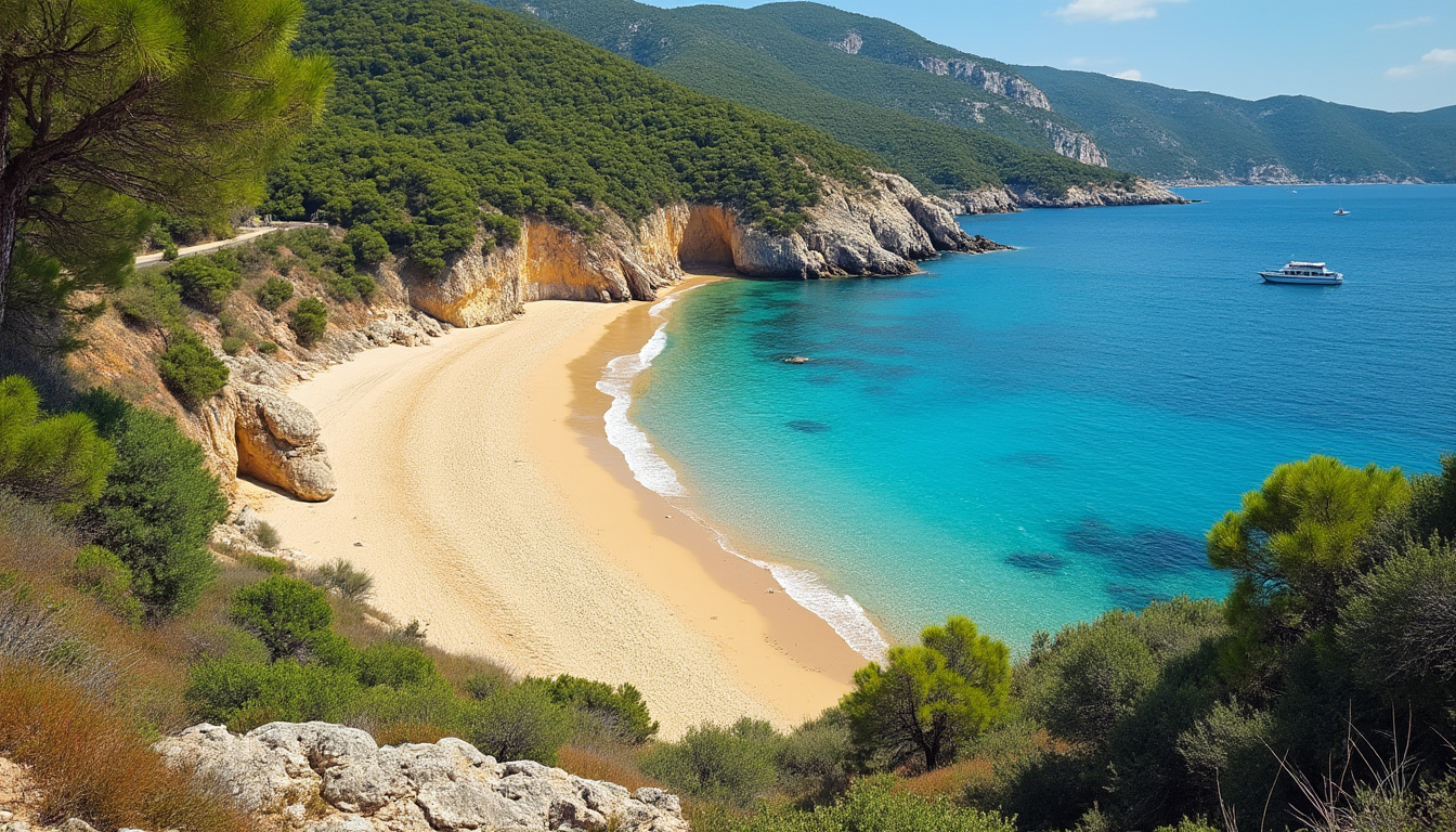 découvrez la plage sauvage de halikounas à corfou, un paradis de sable fin et de nature préservée, idéal pour les amoureux de tranquillité et de paysages naturels.
